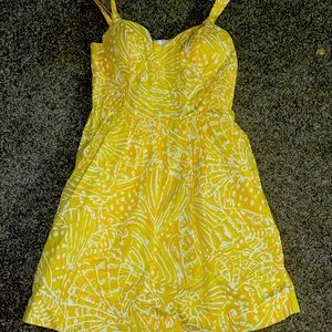 Yellow sun dress